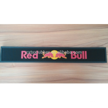 Tapis de goutte à barres, tapis de bière Red Bull, tapis de bar